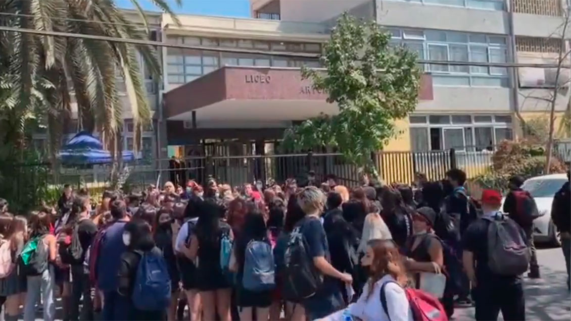Denuncian incidentes en el Liceo Alessandri tras acusación de abuso sexual
