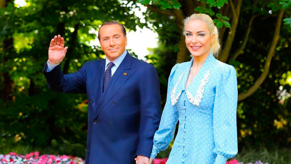 Berlusconi y su novia 53 años más joven se dan el 