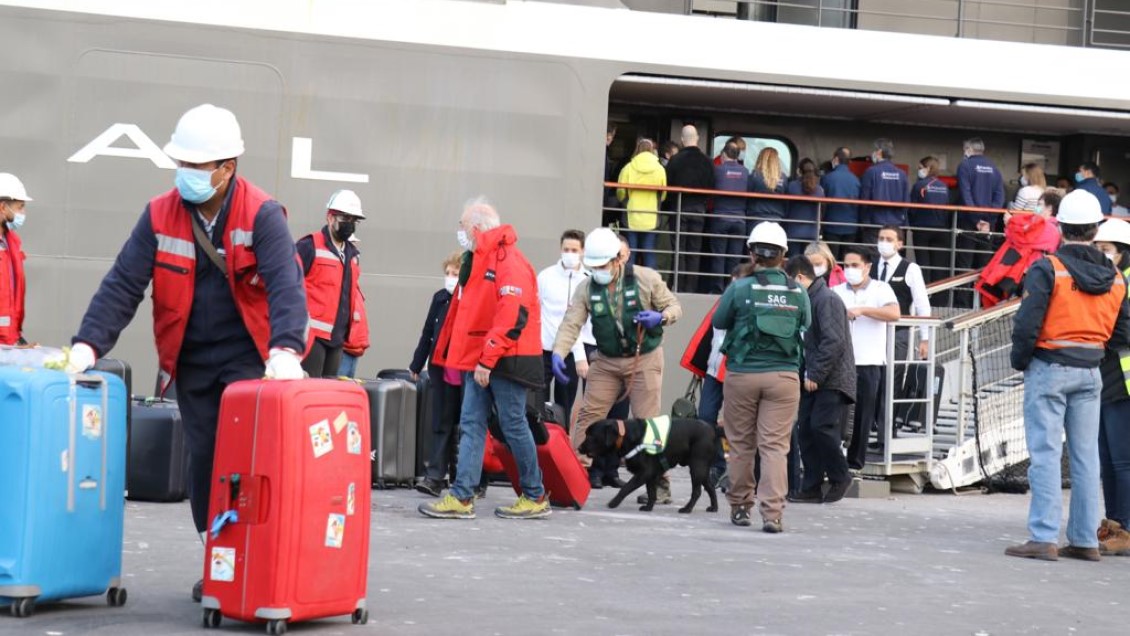 Talcahuano recibió el primer crucero desde que comenzó la pandemia