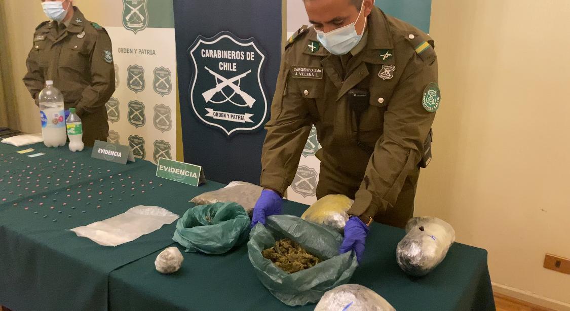 Carabineros desarticuló banda narco que operaba en Biobío y La Araucanía