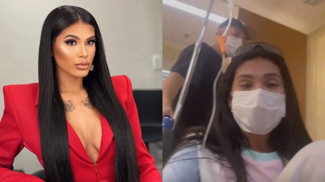 Cantante aguantó gases estomacales y terminó hospitalizada