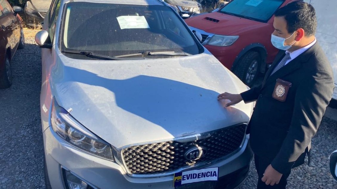 Detectives de Chillán recuperaron vehículo robado que mantenía patente clonada