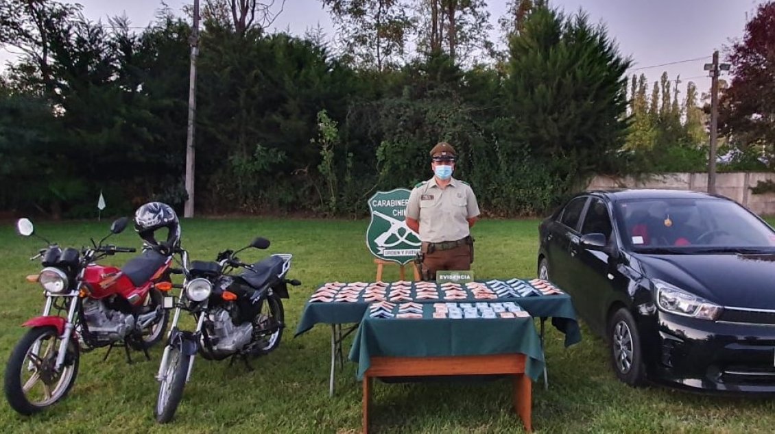 Detienen a presuntos motochorros por el robo de 5,5 millones a matrimonio de Coihueco