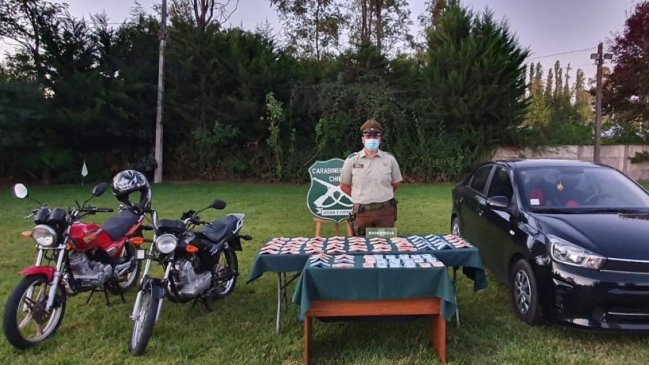 Detienen a presuntos motochorros por el robo de 5,5 millones a matrimonio de Coihueco