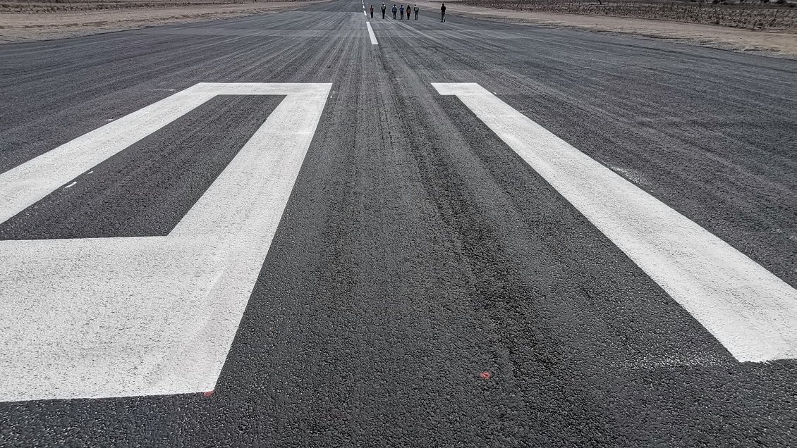 MOP invirtió más de 800 millones de pesos para renovar pista del aeródromo de Combarbalá