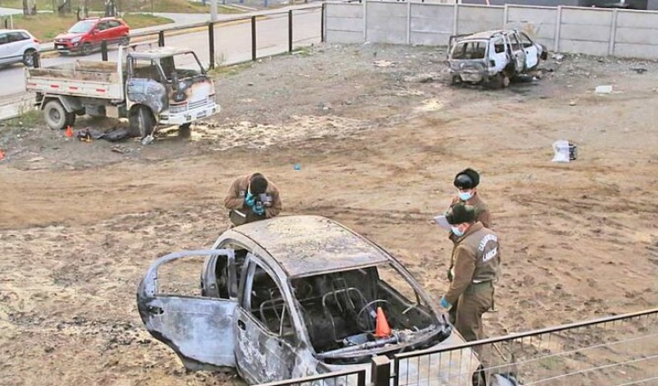 Se inició juicio en contra de tres sospechosos de quemar vehículos en Punta Arenas