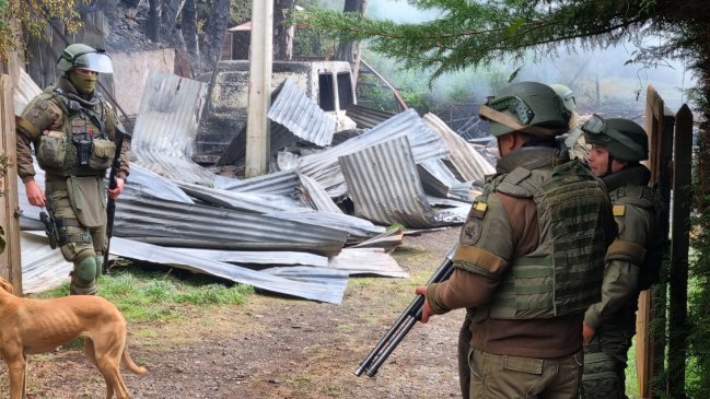 Gobierno se querellará por ataque que dejó 15 viviendas quemadas en Contulmo