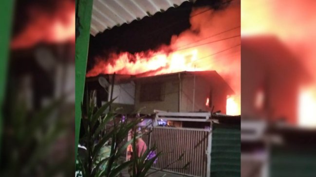 Niña de cinco años murió en incendio en Pudahuel