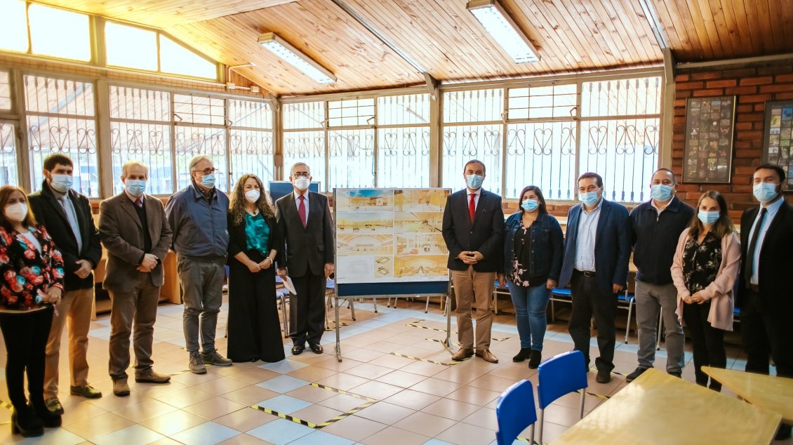 Reactivan proyecto para reponer salas destruidas el 27/F en Liceo Industrial de Chillán