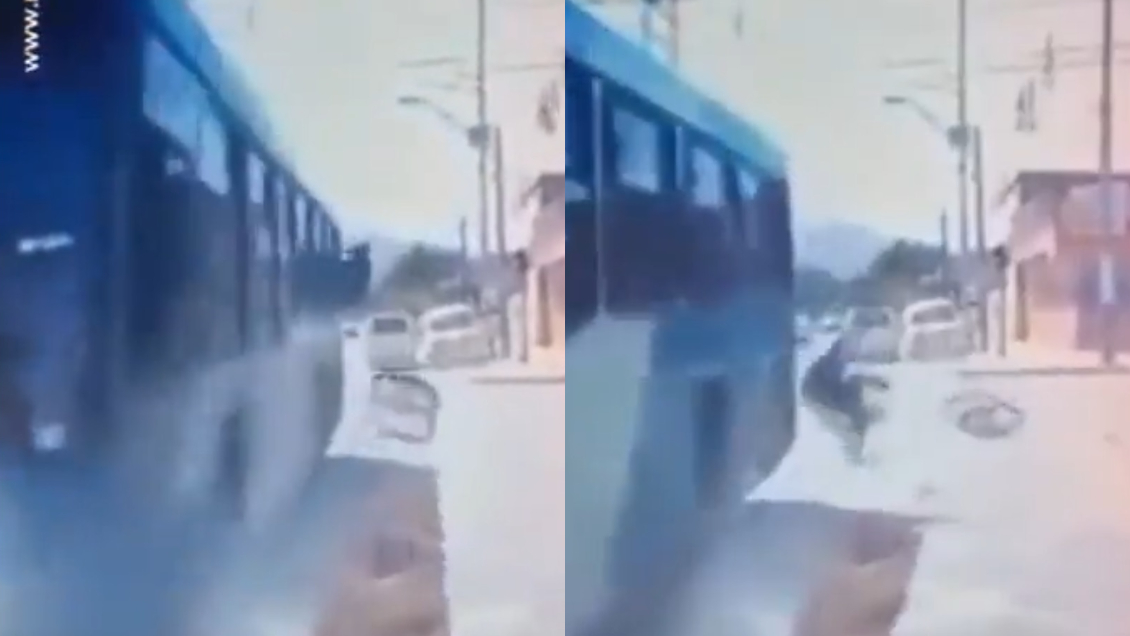 Mujer cayó por la ventana de un bus del Transantiago: 