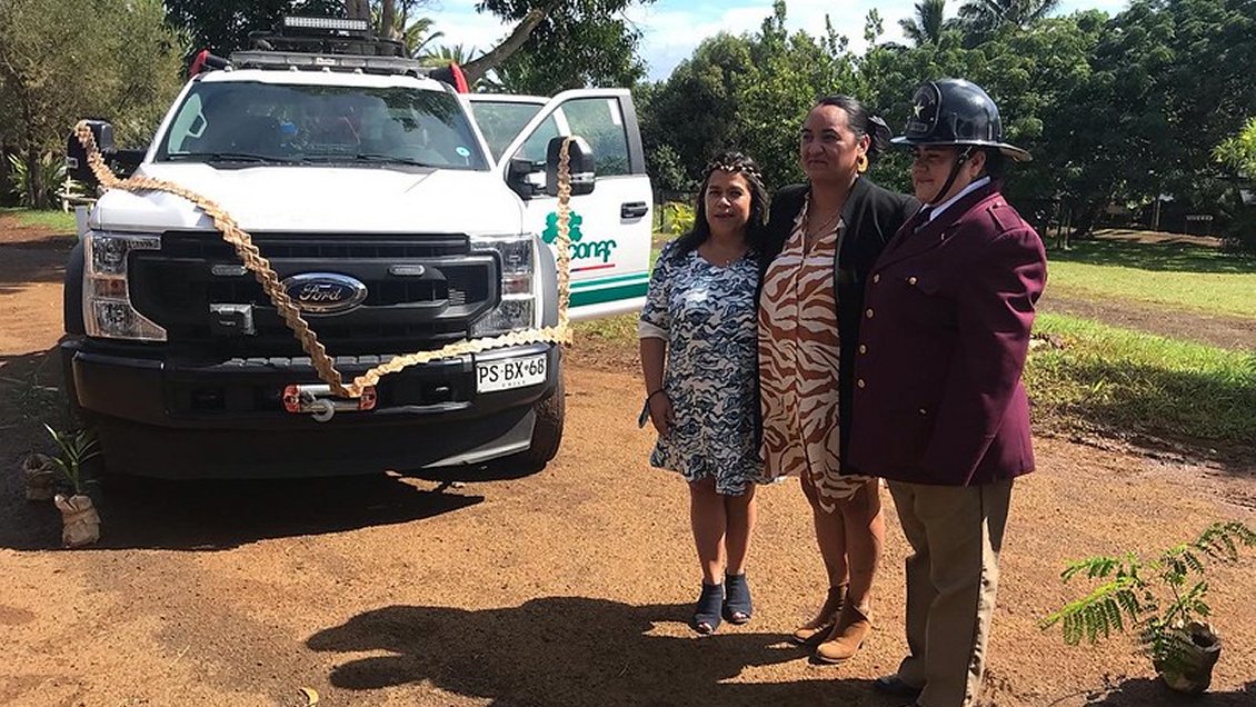 Rapa Nui cuenta con nuevos vehículos para el combate de incendios forestales