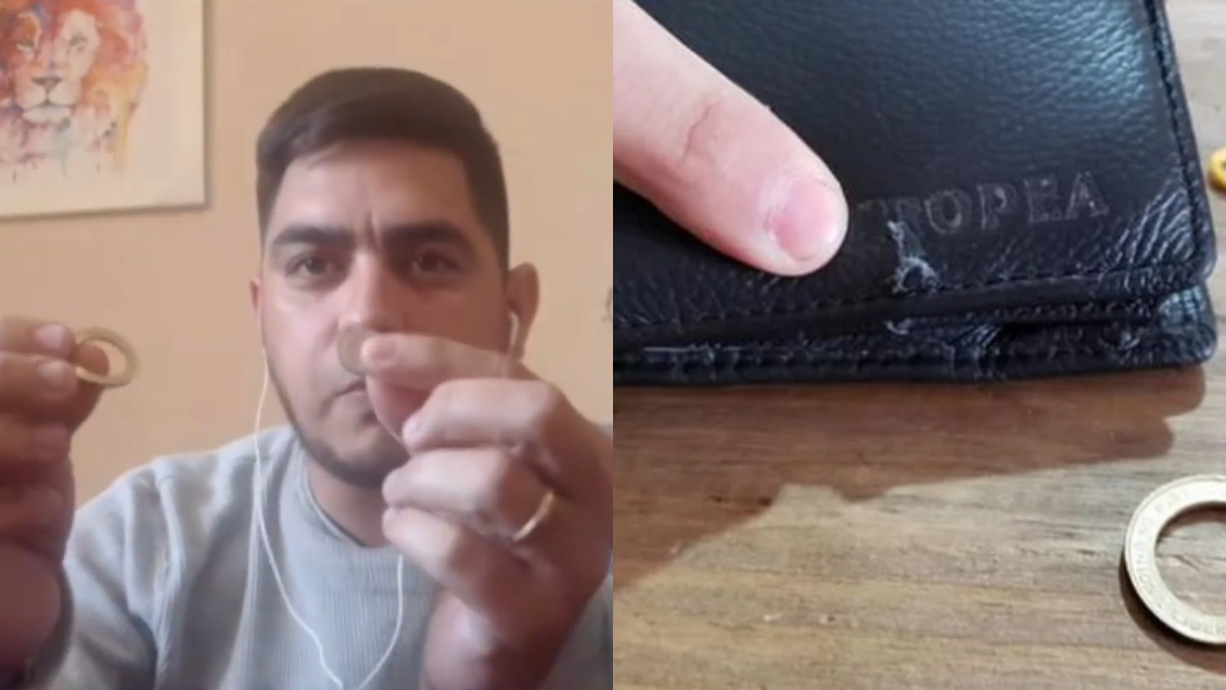 Intentaron robarle, le dispararon y una moneda le salvó la vida: 