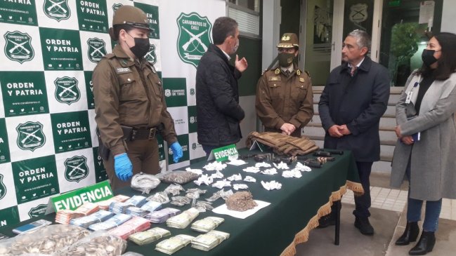 Carabineros detuvo a 20 personas en operativos antidrogas en barrios de Chillán y Chillán Viejo