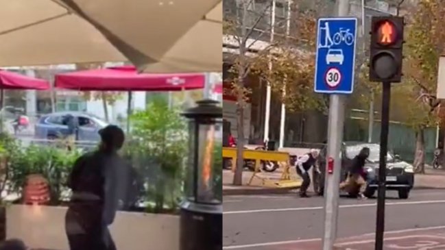 Pánico y balazos en Las Condes: Videos muestran nuevo robo a tienda Sarika Rodrik
