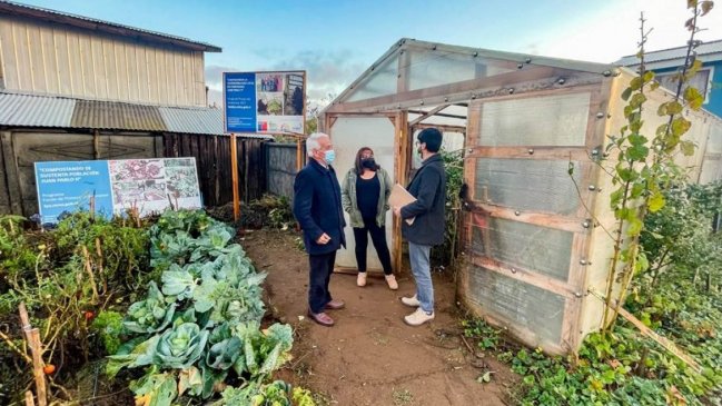 Vecinos de Yungay fueron reconocidos por cosecha con agua lluvia en un invernadero