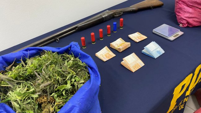 Prisión preventiva para banda imputada por tráfico de drogas en O'Higgins