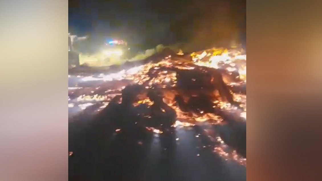 Casa patronal fue incendiada al interior de un fundo tomado en Alto Biobío