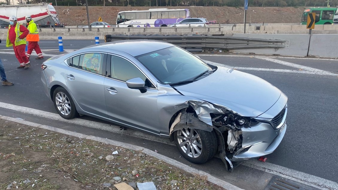 Delincuente falleció tras ser atropellado en fallida encerrona en Autopista Central
