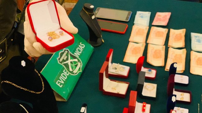 Dos hombres fueron detenidos por robo con violencia en joyería de La Serena