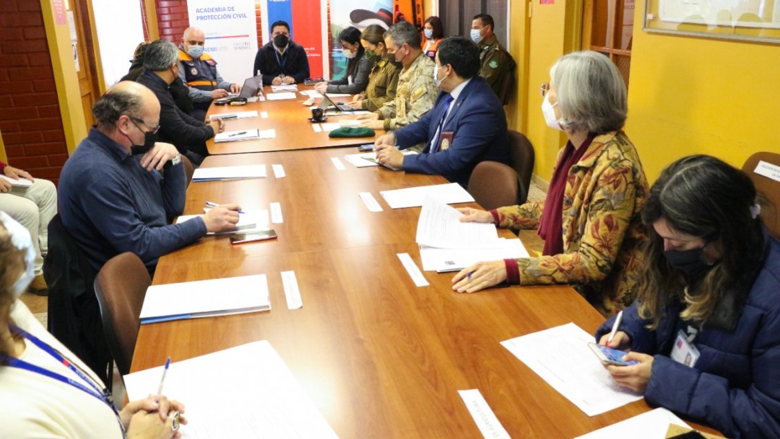 Constituyen primer comité de gestión del riesgo de desastres en el Maule