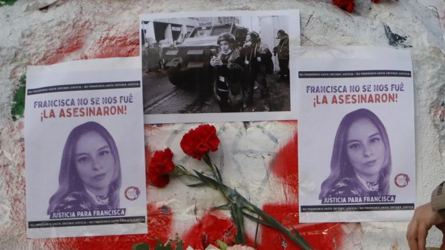 Bala que mató a Francisca Sandoval fue disparada de una pistola de grueso calibre