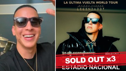   ¡No lo puedo creer!: Daddy Yankee celebró su exitosa venta de entradas en Chile 