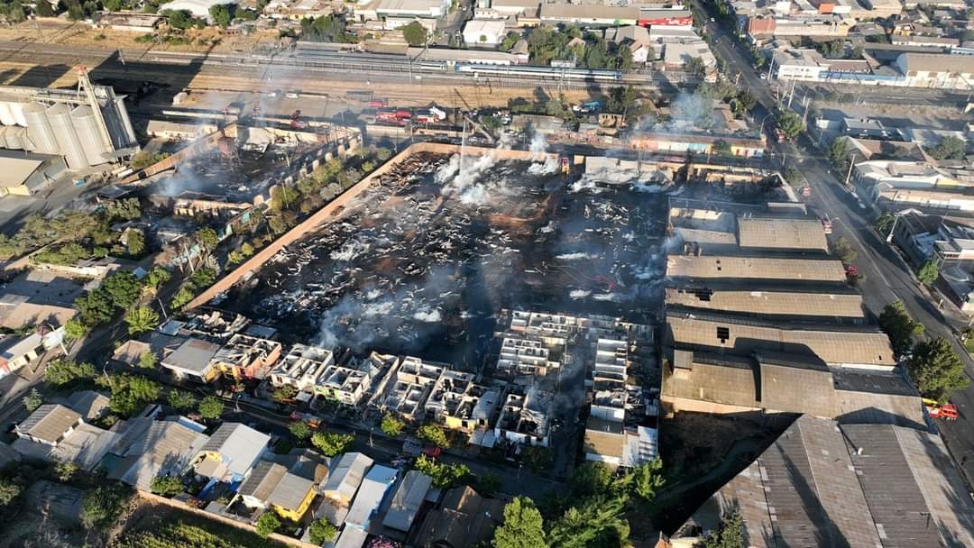 Afectados por gigantesco incendio en San Fernando reciben subsidio de arriendo