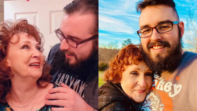 Ella tiene 77 años y él 24, se enamoraron en un funeral y ahora tienen OnlyFans