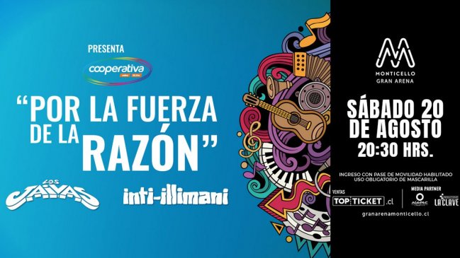 Los Jaivas e Inti Illimani llevan 