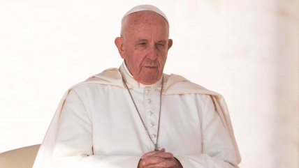   El papa expresó preocupación por la crisis en la macrozona sur 