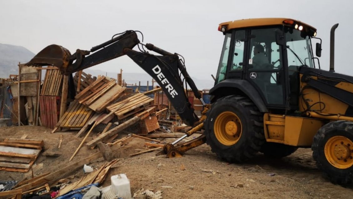 Finalizó desalojo de campamento en Mejillones