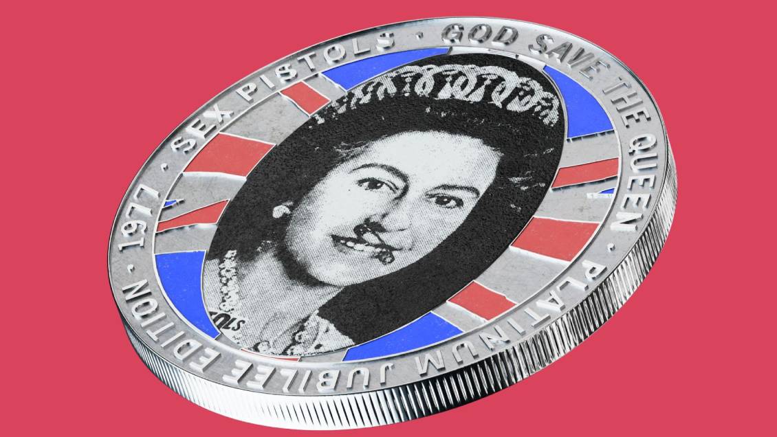 Lanzan moneda de Sex Pistols para conmemorar el Jubileo de Reina Isabel II