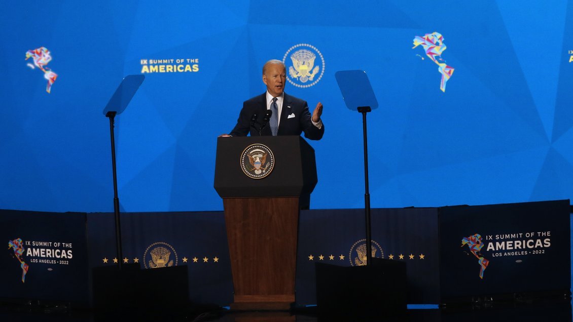 Biden advierte en la Cumbre de las Américas que la inmigración irregular es 