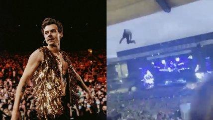   Fan de Harry Styles cayó desde galería de estadio en pleno concierto 