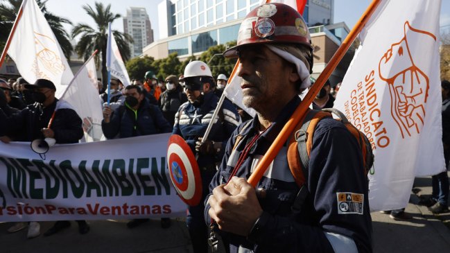 Trabajadores de Codelco Ventanas piden mayor inversión para cumplir estándar medioambiental y evitar cierre de fundición