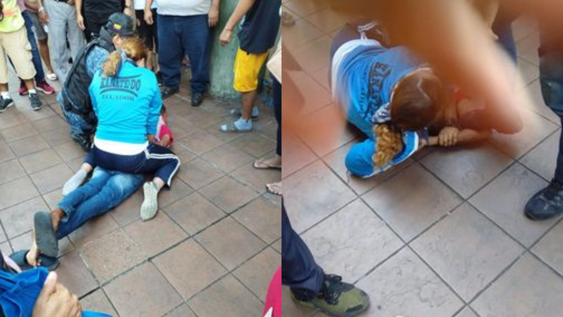 Hombre golpeó a mujer en la calle y fue neutralizado por una instructora de artes marciales