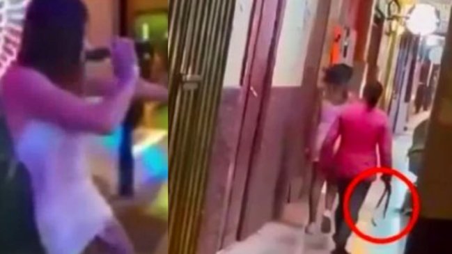 Polémica: Joven fue a una fiesta sin permiso y su mamá llegó a buscarla con una correa