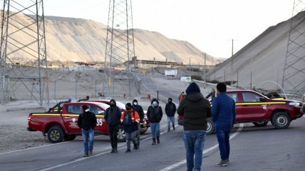   Trabajadores bloquearon acceso a Codelco Chuquicamata 