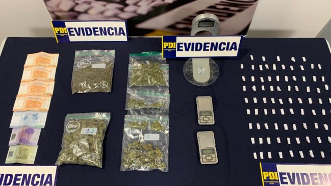 Operativo antidrogas de la PDI y Carabineros en Linares dejó 10 detenidos