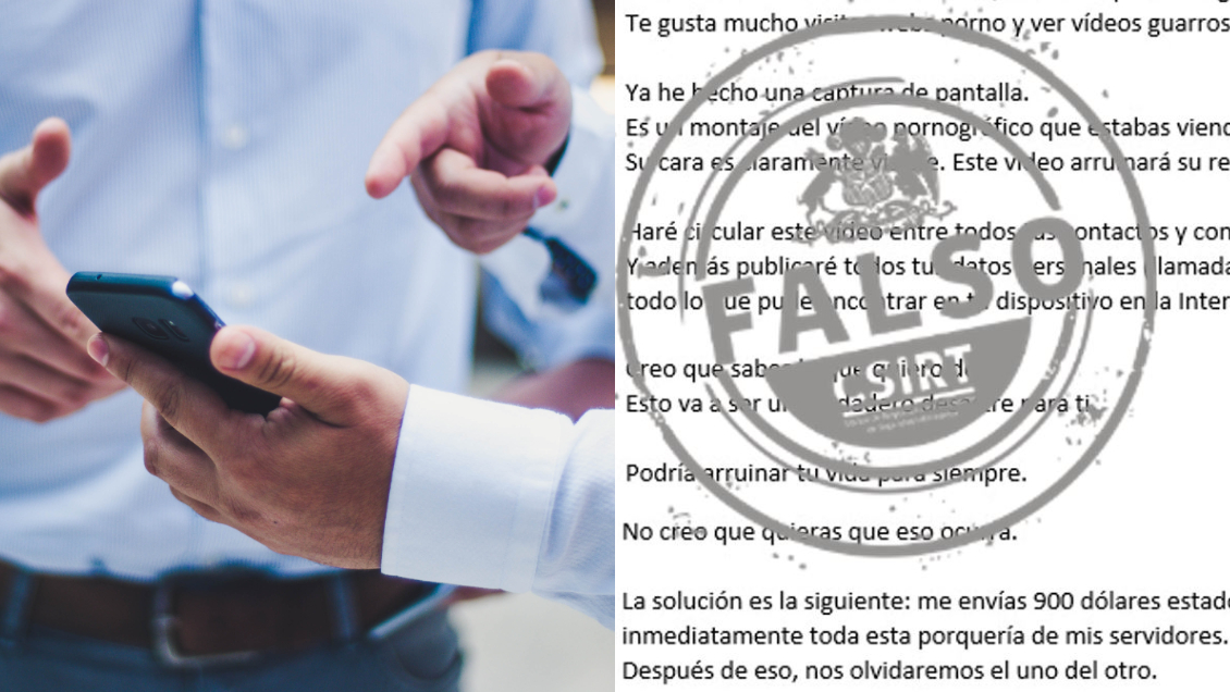 ¿Te llegó este correo? Detectan 