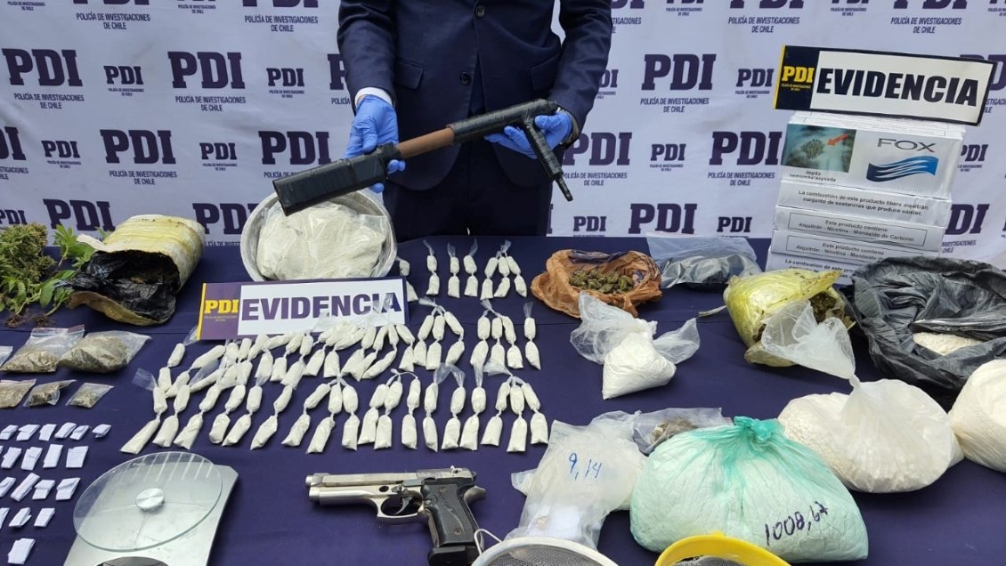 PDI detuvo a 19 personas por tráfico y microtráfico de drogas en Alto Hospicio