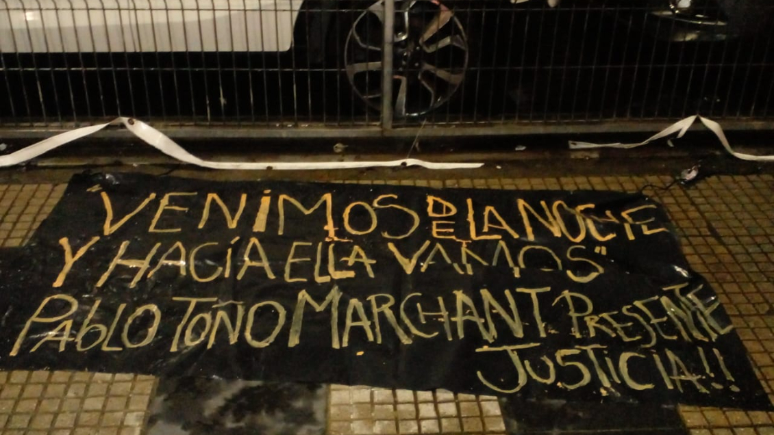 Atentados en el centro de Concepción y en Lumaco a un año de la muerte de Pablo Marchant