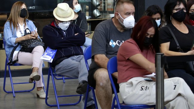 Chile tiene 34 mil casos activos y 15,5 por ciento de positividad