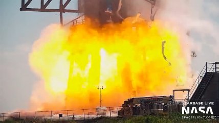   Viaje a Marte: Propulsor explota durante la prueba de SpaceX 