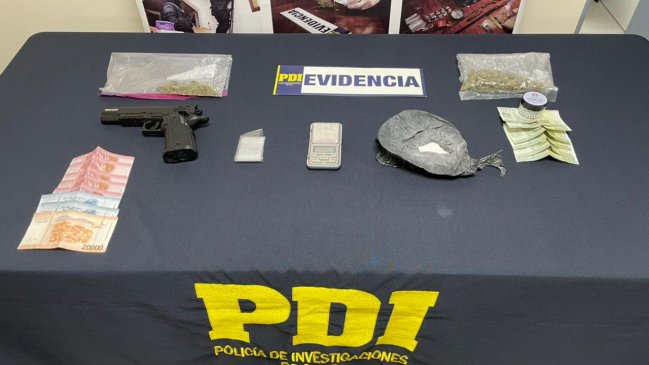 PDI detuvo a sujeto imputado por vender drogas por redes sociales en Talca