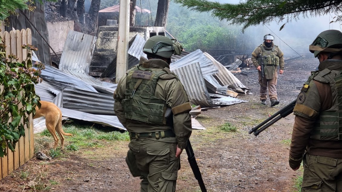 Delegada del Biobío: Retiro de carabineros de fundo atacado 