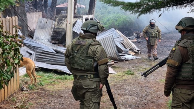 Delegada del Biobío: Retiro de carabineros de fundo atacado 