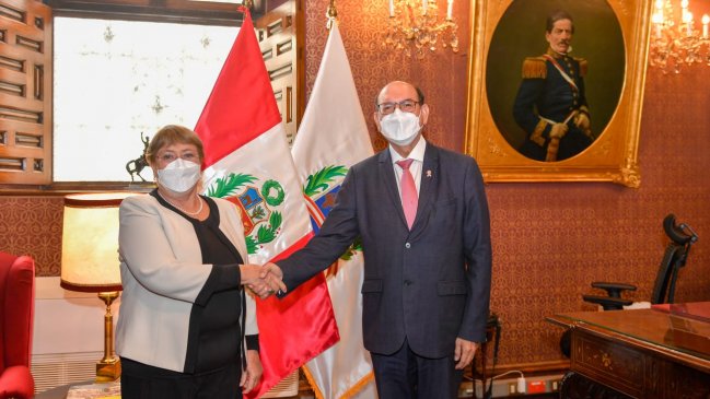 Bachelet llegó a Lima para evaluar situación de los derechos humanos en Perú
