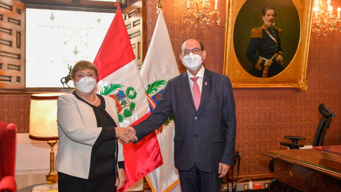 Bachelet llegó a Lima para evaluar situación de los derechos humanos en Perú