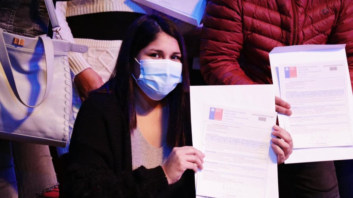 Familias del conjunto habitacional Nueva Ciudad de Graneros recibieron subsidios